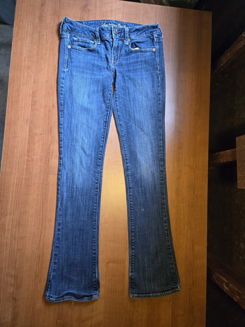 American Eagle Outfitters Dark Blue Flare Jeans